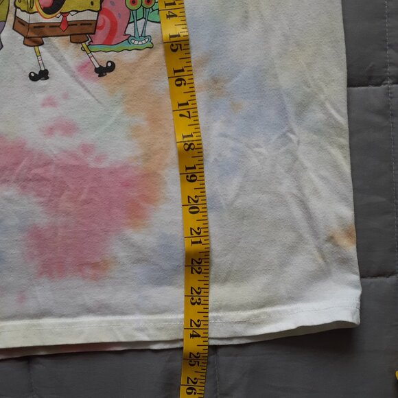 Nickelodeon Spongebob Squarepants Be Kind Pastel Tie Dye T-shirt Womens Large - Picture 7 of 7